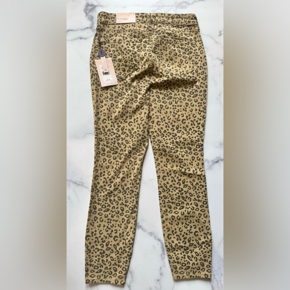 NYDJ Ami Cheetah Print Skinny Jeans Size 0 NWT Lift Tuck Tummy Control - Picture 3 of 5